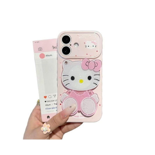 030.Phone 17/16/15/14/13 Pro Max対応 スマホケース レディース iPhone XS/7/8 Plus対応 ハートを抱くT猫デザイン