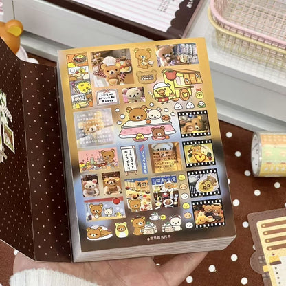 172.ステッカーブック 切り抜き済み ゆめかわいい レトロ 萌えキャラクター 手帳素材 シール帳 DIY デコレーション グッズデコ コレクション 女の子 プレゼント