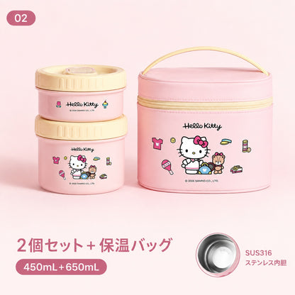116.304 ステンレス キャラクター弁当箱 学生・サラリーマン向け 電子レンジ対応 多層型 携帯便利 かわいいランチボックス