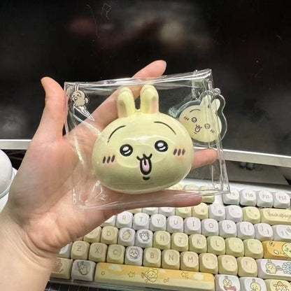 141.ちいかわうさぎ✨もちもちクリームスクイーズ｜癒しストレス解消グッズ
