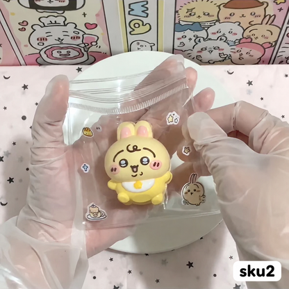 219.``` スクイーズ キャラクター マスコット 5個セット 柔らかい もちもち ストレス解消 おもちゃ 手触り良い 小さい デコレーション プレゼント 子供 大人 ```