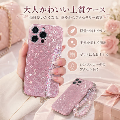 076.模様圧刻デザイン iPhone17 /iPhone16Pro 専用スマホケース