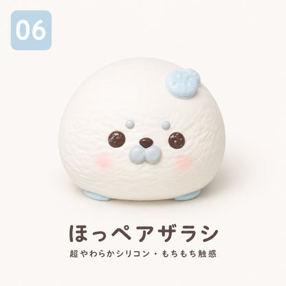 121.高見た目 かわいいシリコンスクイーズ アザラシ 超柔らかい 癒しおもちゃ プチプラギフト