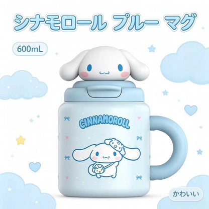 192.可愛い キャラクターマグカップ 立体フタ付き 大容量セラミックコップ コーヒーカップ ティーカップ おしゃれ ギフト プレゼント オフィス 家用