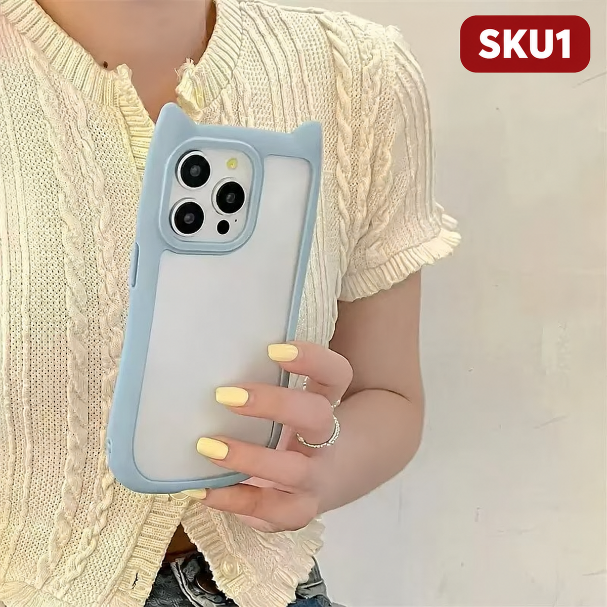175.猫耳 iPhoneケース シリコン 半透明マット 衝撃吸収 カメラ保護 可愛い キャラクター風 スマホケース 対応iPhone16 15 14 13 Pro Max おしゃれ 女子人気