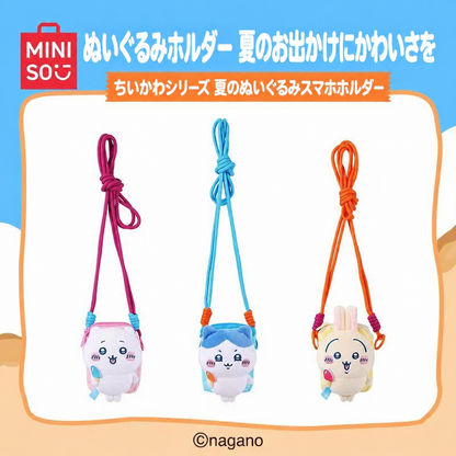 182.ぬいぐるみ ショルダーバッグ ミニポーチ 調整可能な紐付き 小銭入れ カード収納 可愛いキャラクター風 斜めがけバッグ 子供 大人 プレゼント 3 種類選択可
