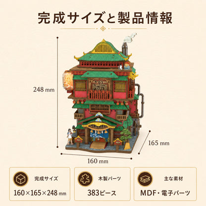 114. 多機能収納ハウス デスク置物 スマホスタンド 組立キット ハンドメイドトイ