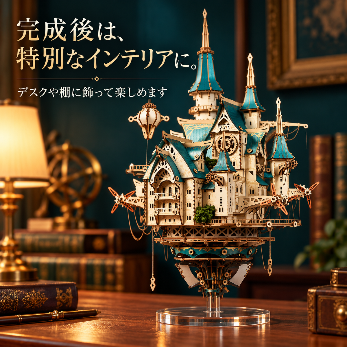 188.ファンタジースチームシティ｜DIY 魔法城 手作りキット 誕生日プレゼント