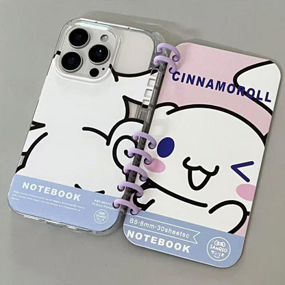049.本型フリップ手帳ケース サンリオハローキティ カードポケット付き iPhone13/14/15/16ProMax 専用 女子人気カワイイスマホカバー