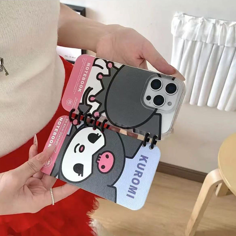 049.本型フリップ手帳ケース サンリオハローキティ カードポケット付き iPhone13/14/15/16ProMax 専用 女子人気カワイイスマホカバー