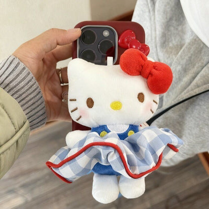 148.✨ふわふわハローキティ｜スマホクリップ付き斜め掛けストラップ