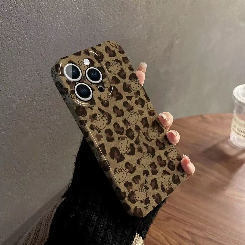 201.iPhone 15 Pro Max ケース ヒョウ柄 カートゥーンプリント ハードケース マット仕上げ レンズ保護 耐擦傷 薄型 おしゃれ レディース 落下防止