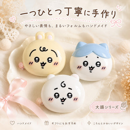 093.ちいかわ ビッグヘッドシリーズトイ｜クリームのようなもちもち触感｜手作り｜食品グレードシリコンもちもちおもちゃ