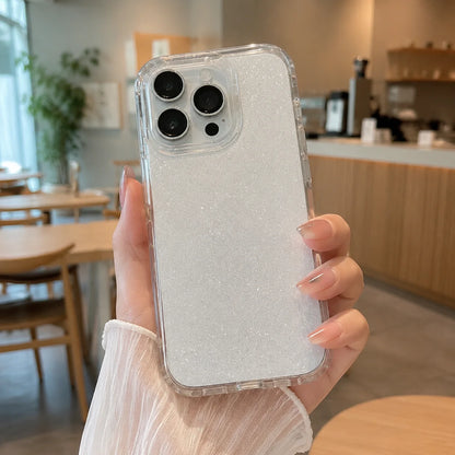 152.✨インスタ風きらきら｜クリア大窓スマホケース iPhone17/16ProMax