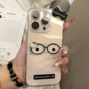 125.韓国風ネコミミ iPhone17ProMax ケース 高級感 クリア TPU 精密穴あき クリエイティブ iPhone16Pro/15 対応 透明ソフトケース