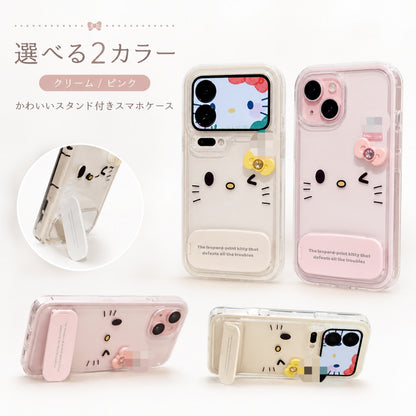 037.Phone 17/16/15/14/13 Pro Max対応 スマホケース レディース iPhone XS/7/8 Plus対応 ハートを抱くT猫デザイン